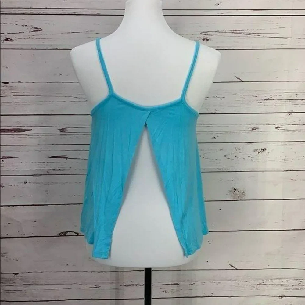 Justice open vback‎ blue 14 tanktop Cupcake and BFF